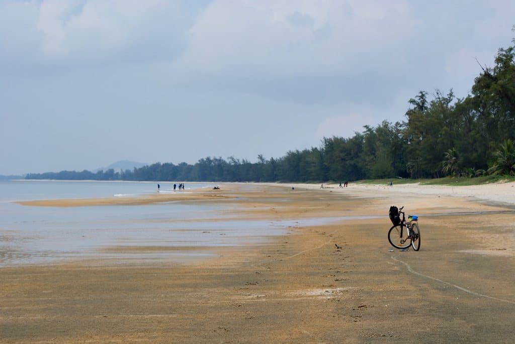 Cherating beach, a short walk from Eastana Cherating Beach Resort