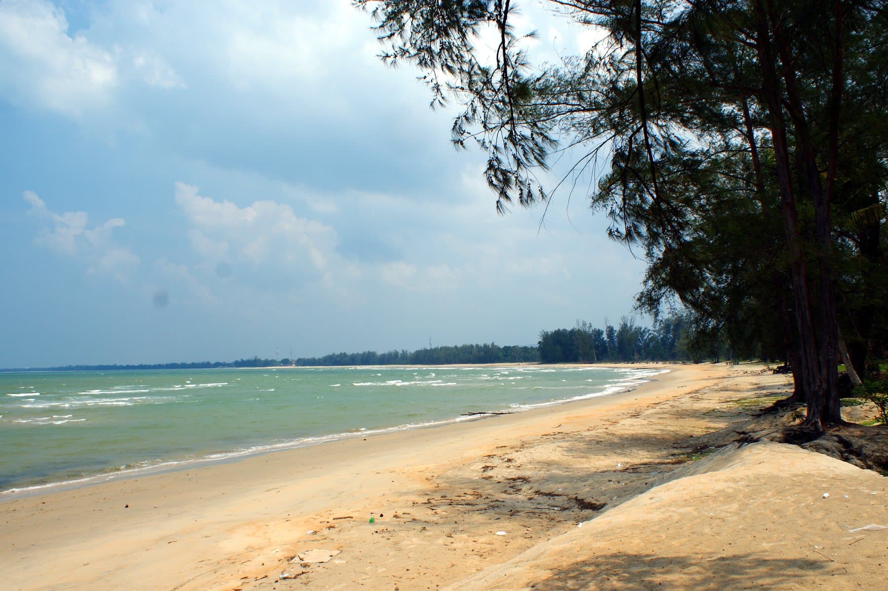 The sandy sweep of Pantai Cherating on the South China Sea, Pahang